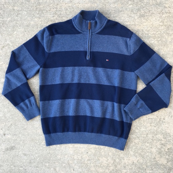 Tommy hilfiger blue pullover Clearance